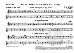 12 Choräle von Johann Sebastian Bach 