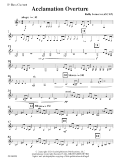 Acclamation Overture von Kelly Bennette (Download) 
