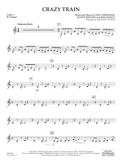 Crazy Train (arr. Johnnie Vinson) von Ozzy Osbourne (Download) 