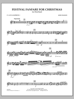 Festival Fanfare For Christmas von John Wasson (Download) 