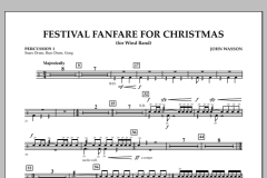 Festival Fanfare For Christmas von John Wasson (Download) 