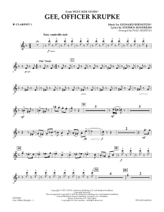 Gee, Officer Krupke von Leonard Bernstein (Download) 