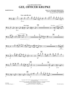 Gee, Officer Krupke von Leonard Bernstein 