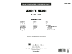 Leon's Neon von James Gagne (Download) 