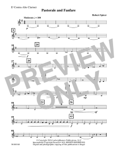 Pastorale and Fanfare von Robert Spicer (Download) 