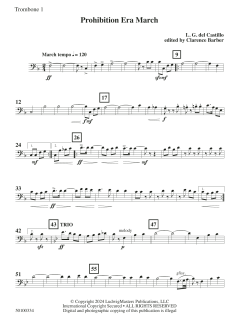 Prohibition Era March von L.G. del Castillo (Download) 
