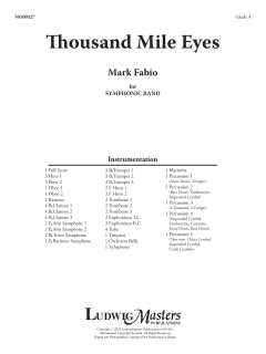 Thousand Mile Eyes von Mark Fabio (Download) 