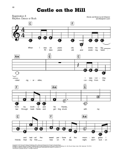 Castle On The Hill von Ed Sheeran (Download) 
