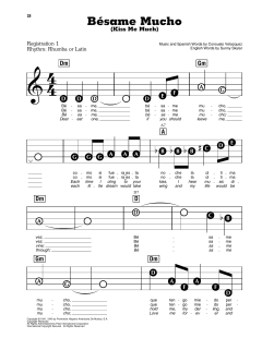 Besame Mucho (Kiss Me Much) von Consuelo Velazquez (Download) 