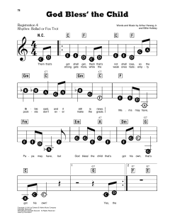 God Bless' The Child von Billie Holiday (Download) 