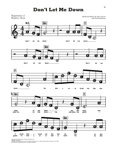 Don't Let Me Down von The Beatles (Download) 