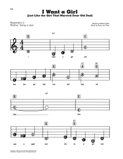 I Want A Girl (Just Like The Girl That Married Dear Old Dad) von William Dillon (Download) 