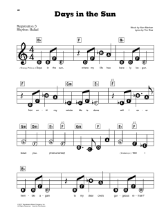 Days In The Sun von Tim Rice (Download) 