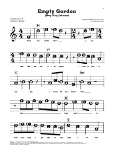 Empty Garden (Hey Hey Johnny) von Elton John (Download) 