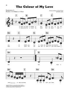 The Colour Of My Love von Celine Dion (Download) 