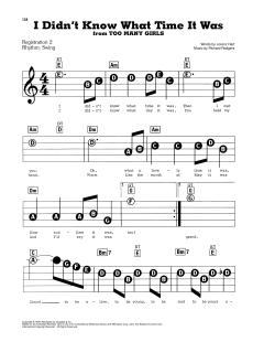 I Didn't Know What Time It Was von Lorenz Hart (Download) 