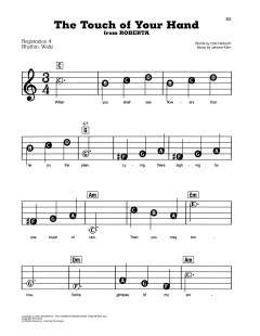 The Touch Of Your Hand von Jerome Kern (Download) 