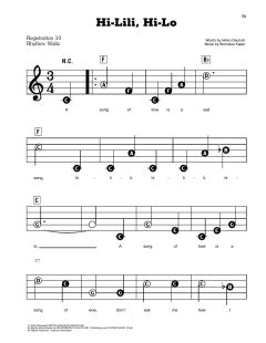 Hi-Lili, Hi-Lo von Helen Deutsch (Download) 