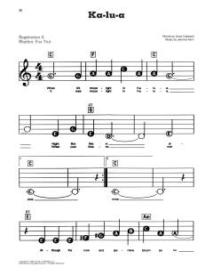Ka-lu-a von Jerome Kern (Download) 