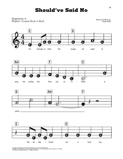 Should've Said No von Taylor Swift (Download) 