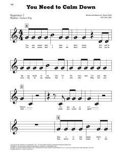 You Need To Calm Down von Taylor Swift (Download) 