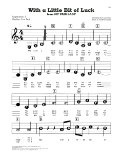 With A Little Bit Of Luck von Alan Jay Lerner (Download) 