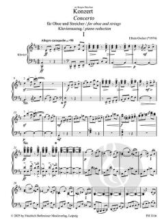 Konzert für Oboe und Streicher von Efrain Oscher 