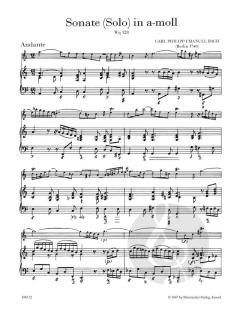 Sonaten Heft 2 von Carl Philipp Emanuel Bach für Flöte und Basso continuo im Alle Noten Shop kaufen