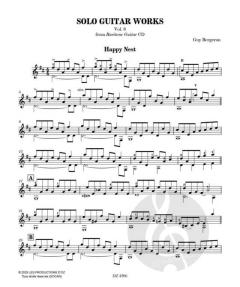 Solo Guitar Works 6 von Guy Bergeron 