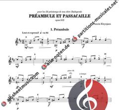 Préambule et passacaille von Francis Kleynjans 