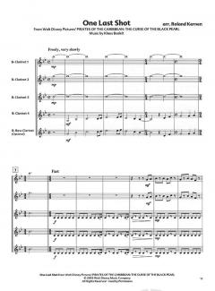 Disney Songs For Clarinet Quartet 