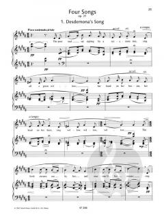 Neun Shakespeare-Lieder op. 29 und 31 von Erich Wolfgang Korngold 