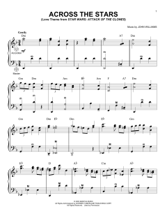 Across The Stars von John Williams (Download) 