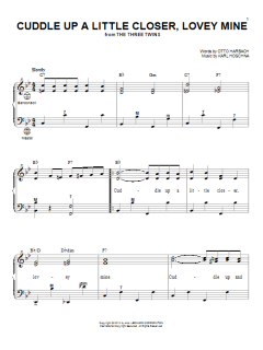 Cuddle Up A Little Closer, Lovey Mine von Gary Meisner (Download) 
