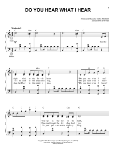 Do You Hear What I Hear von Noel Regney (Download) 