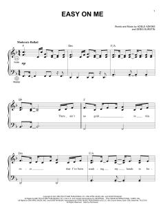 Easy On Me von Adele (Download) 