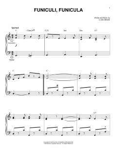 Funiculi, Funicula von Luigi Denza (Download) 