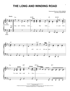 The Long And Winding Road von The Beatles (Download) 