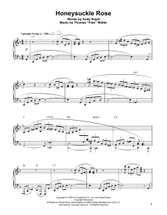 Honeysuckle Rose von Oscar Peterson (Download) 