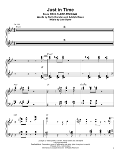 Just In Time von Adolph Green (Download) 