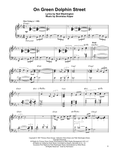 On Green Dolphin Street von Vince Guaraldi (Download) 