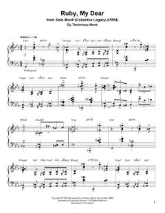 Ruby, My Dear von Thelonious Monk (Download) 