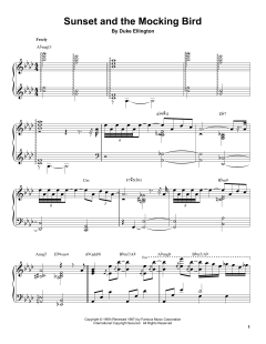 Sunset And The Mocking Bird von Duke Ellington (Download) 