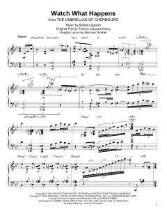 Watch What Happens von Norman Gimbel (Download) 