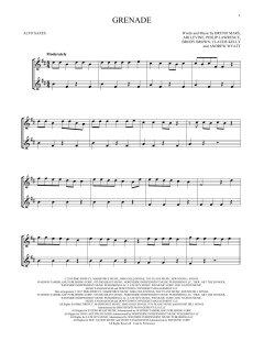 Grenade von Bruno Mars (Download) 