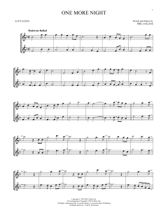 One More Night von Phil Collins (Download) 