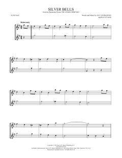Silver Bells von Ray Evans (Download) 