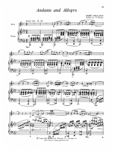 Andante & Allegro von André Chailleux (Download) 