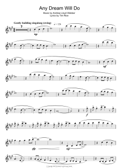 Any Dream Will Do von Andrew Lloyd Webber (Download) 