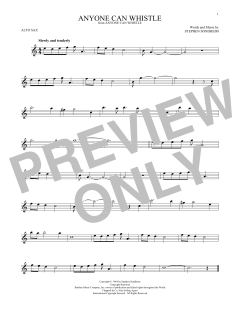 Anyone Can Whistle von Stephen Sondheim (Download) 